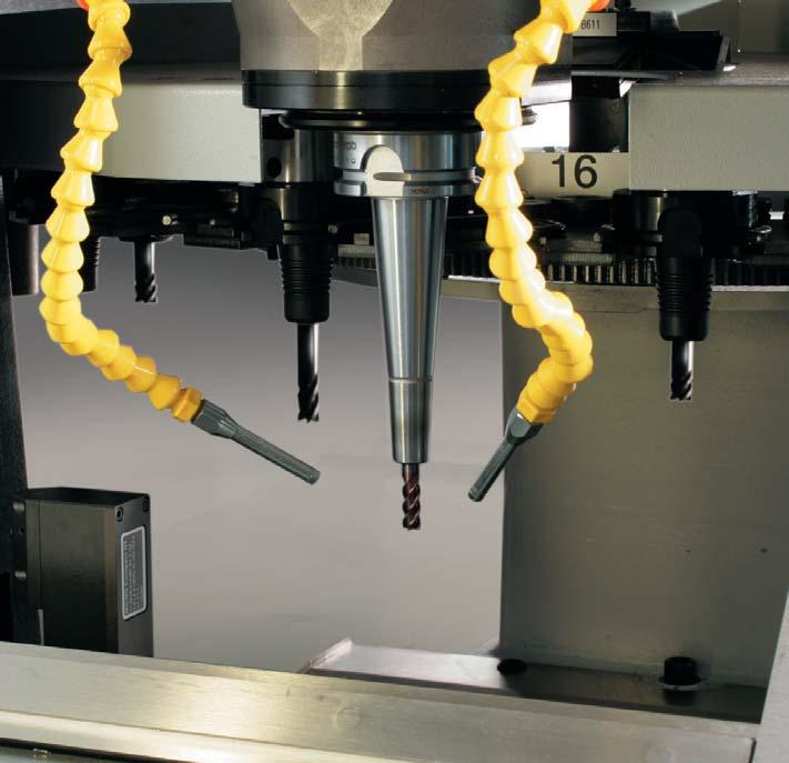 Tool magazine Standard and increased demands Magazines integrated into the machine