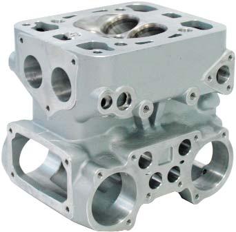 automation possible Cylinder head Aluminium alloy Motor sport Complete machining in