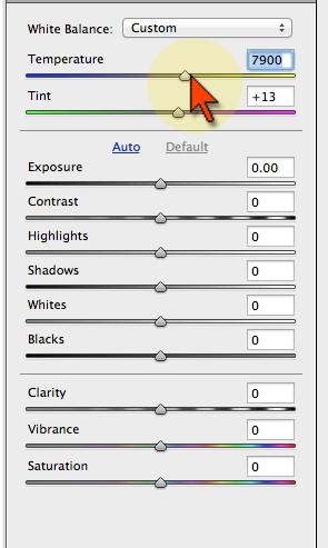 needed. TIP Click on the arrow on the right side of your histogram to show clipped highlights.
