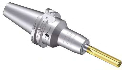 DUA CONTACT DV/DV HYDRAUIC CHUCK HYDRAUIC CHUCK For versatile high-precision machining including molds and automotive components. Slim design minimizes workpiece interference, ideal for mold making.