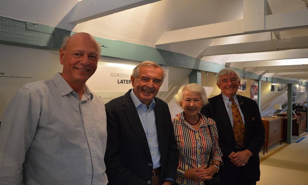David Dewing, Ray Leigh, Gabrielle Falkiner and Richard Paice in the museum WORSHIPFUL COMPANY OF FURNITURE MAKERS MASTER S OUTING 2015 As Master of the Worshipful Company of Furniture Makers David