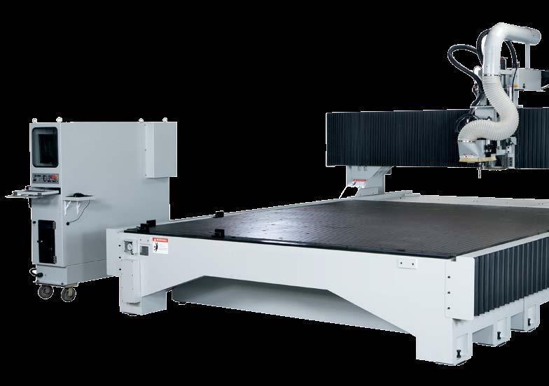 20 ANDERSON GROUP NC Type+LV Unique CNC Router Solutions for Unique Customer The Anderson LV CNC router series combines the high tech solution of a 4th axis + or - 90 tiltable router spindle with the