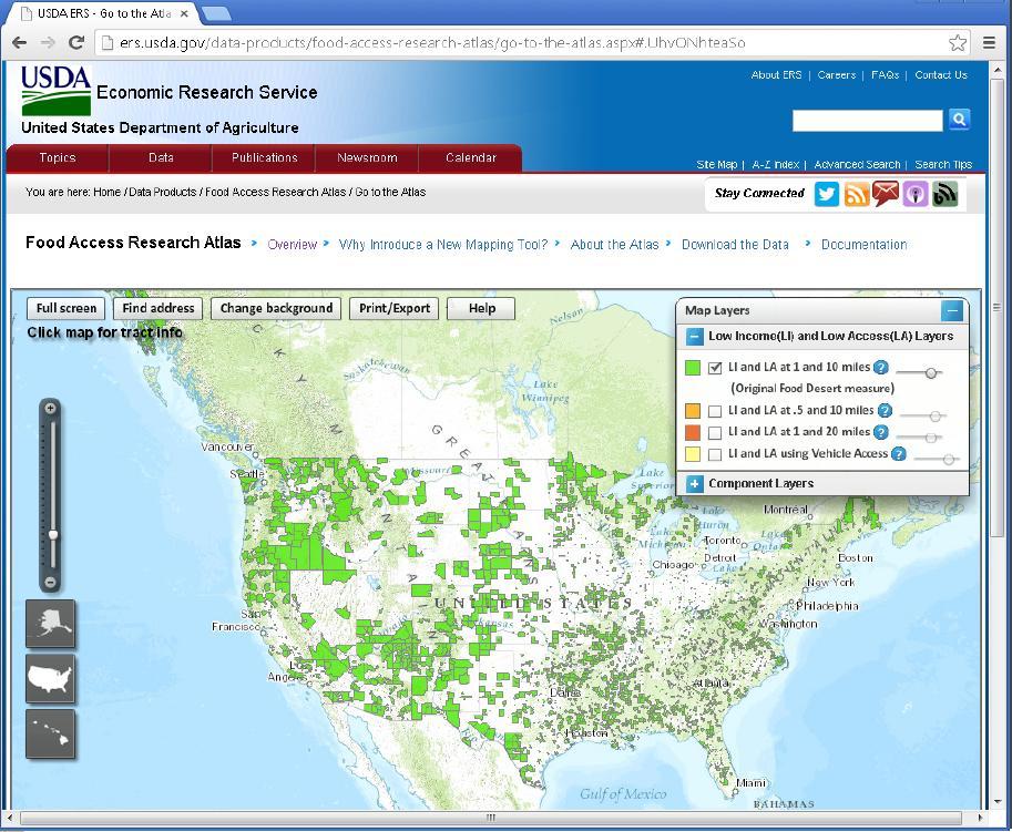 USDA-ERS Food Access Research Atlas