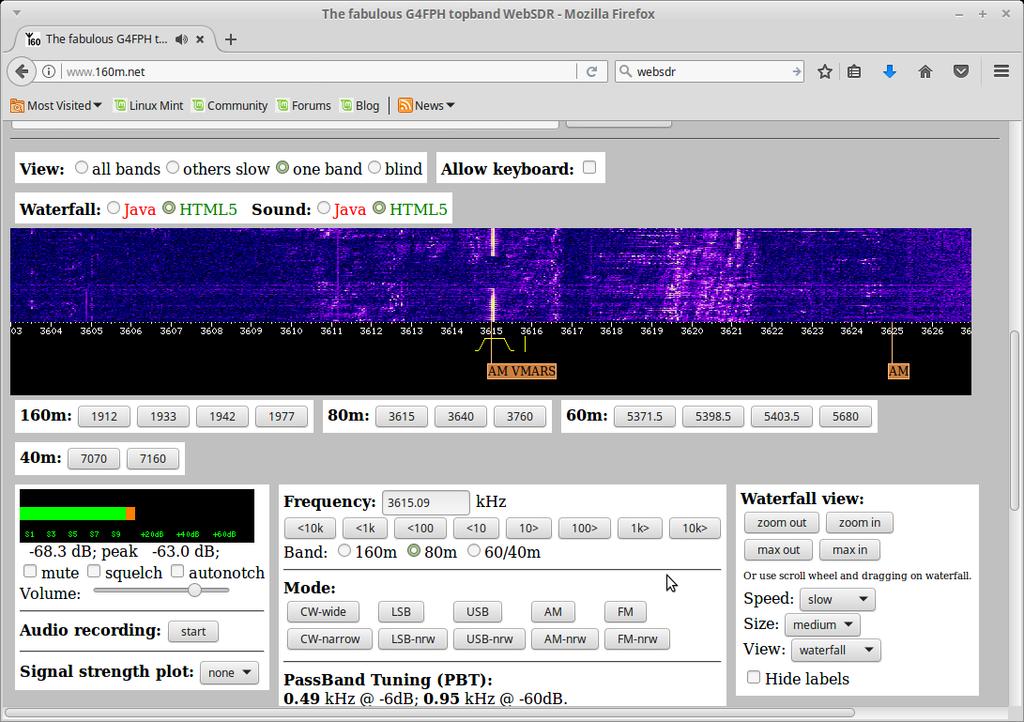 WebSDR NVIS results for 80m from Rugely (Staffs) and Weert (NL) G4FPH SDR Cheshire
