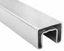 RECTANGULAR TOP RAIL SYSTEM 40 x 30 PROFILE FEATURES Designed for 8-21.