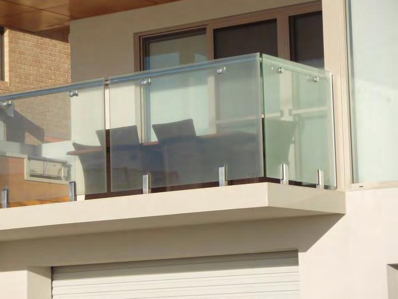 Frameless Glass Railing System Spigot Glass Railing System Make a statement with the Spigots Balustrade System, which features strong stainless steel posts
