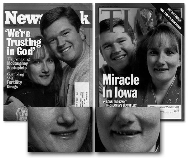 html December 1997: Newsweek gives Mama McCaughey a