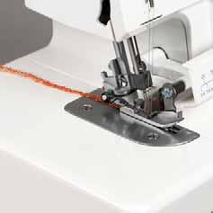 If all 4 threads do not wind around the stitch finger of the needle plate, check and make sure that each thread is threaded correctly.
