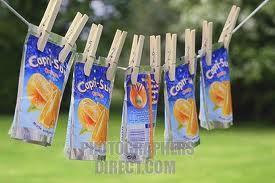 Capri-Sun drinks containers Plastic for waterproofing,