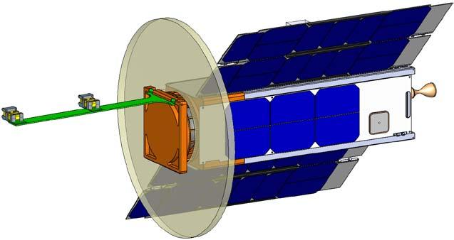 CubeSats Simple Design VACCO Hybrid propulsion (ΔV & Attitude Control) JPL IRIS deep space transponder (Navigation &