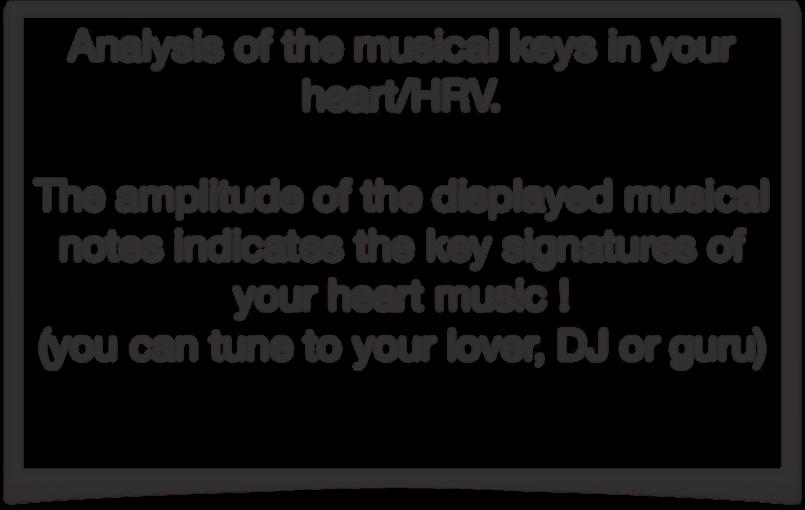 Analysis of the musical keys in your heart/hrv.