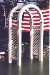 3½, 4 and 5 arbors are made with one-piece arches.