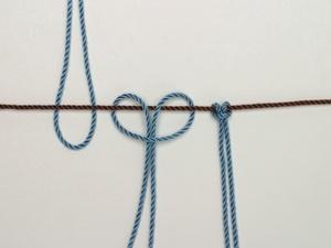 Holding cord: A cord, usually horizontal, used as a foundation to which working cords are tied. Core cord: A foundation, or filler cords, to which working cords are tied.
