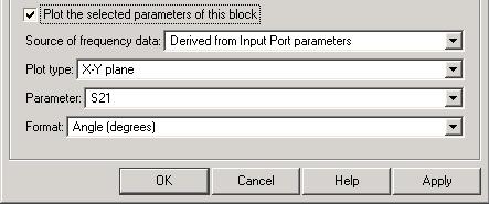 3 Plotting Model Data 2 Select the Plot the selected parameters of this block check box to display the plot options.
