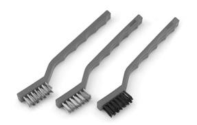SHOE HANDLE WIRE BRUSH Rows 2070175 4 x 16 Merit Pro Stainless Steel Wooden One Each 20CCA2416 4 x 16 CCA Sales Stainless Steel Wooden One Each LONG HANDLE WIRE BRUSH 2070172 14" Stainless Steel