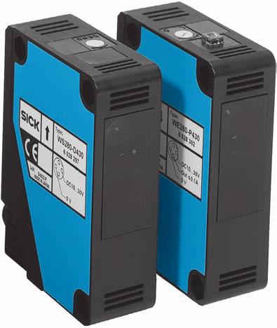WS/WE 80 Through-beam photoelectric switches, red light DC Scanning range 0.