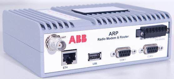 ABB Power Systems ARP Radio Modem & Router Datasheet Radio Router 83kbps / 25kHz 1xETH, 2xCOM,1xUSB 0.