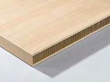 Eurolight is a rigid honeycomb core sandwiched between two high quality 8mm chipboard panels.