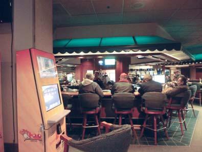 social room where Lottery games, including Keno and Tap Games, are sold. So, far, it s worked, says Bruce.