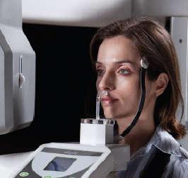 HOWEVER, AS GOOD PRACTICE, AVOID INTENTIONALLY EXPOSING USER AND PATIENT EYES TO THE LASER BEAM. For Sinus and TMJ profiles you need to use a specific chin rest.