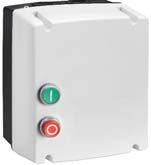 Direct-on-line starters - Full voltage across the line.