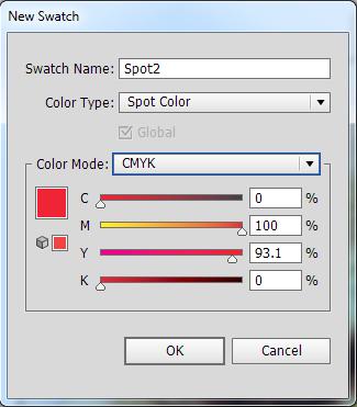 Objects in the design file can now be assigned to the new spot color. For successful printing, the design file should adhere to specific design guidelines. B.
