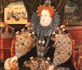 ON ELIZABETHAN ENGLAND Portrait of Queen Elizabeth by George Gower The age of Shakespeare was a great time in English history.