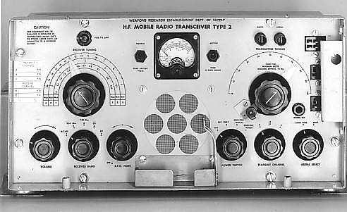 HIGH FREQUENCY MOBILE TRANSCEIVER WEAPONS RESEARCH ESTABLISHMENT TYPE 2 INSTRUCTION HANDBOOK [Originally Prepared by A. L(Lloyd).