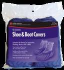 Tyvek Boot Covers High-profile boot covers. Elastic around the calf. Protect against small, hazardous particles. Dupont Tyvek material.