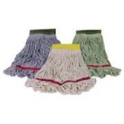 Economy Looped End Wet Mops Yarn Color Mop Weight 1 1/2 " Headband 5" Headband White Small ES4S-SF ES4S-WF White Medium ES4M-SF ES4M-WF White Large ES4L-SF ES4L-WF White Xlarge ES4XL-SF ES4XL-WF