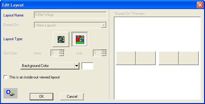 Layout Options Users can configure general layout options when creating a new layout or editing an existing layout (selecting the Layout Options button).