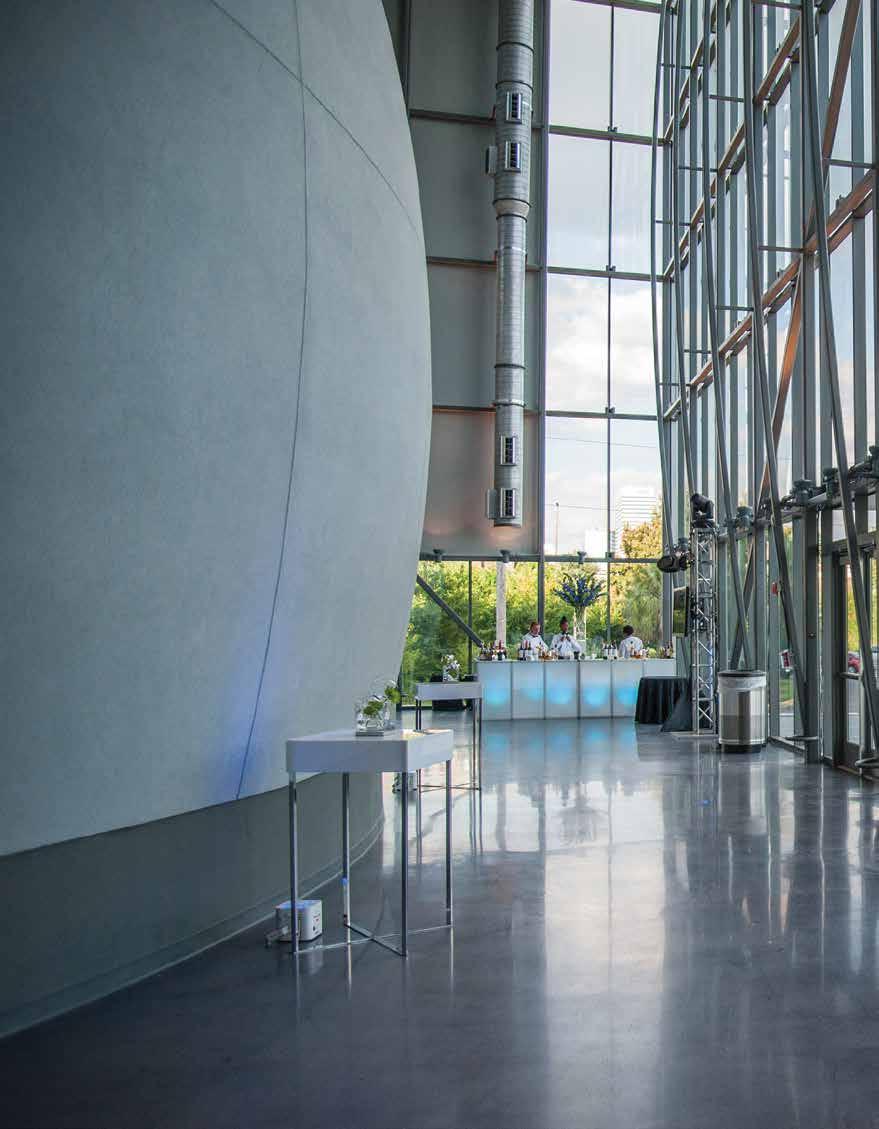 Planetarium Lobby With stunning views of the Congaree Vista and Gervais
