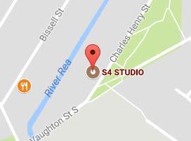 locate us locate us S4 Studio & Creative lounge is situated on Charles Henry Street. Based in Digbeth we are one of Birmingham s largest commercial studios.