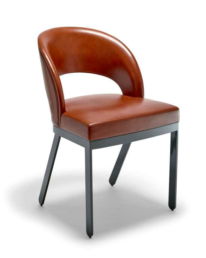Chairs Use Me Metal Legs Chair 49W 56D 83H cm Designer: Damien Langlois-Meurinne Collection I Price in Sé Leather: 2'490.