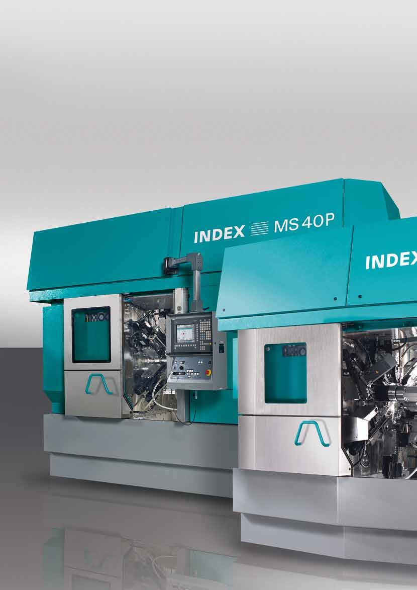 MultiLine MS40C/MS40P INDEX CNC multi-spindle machine: the standard!