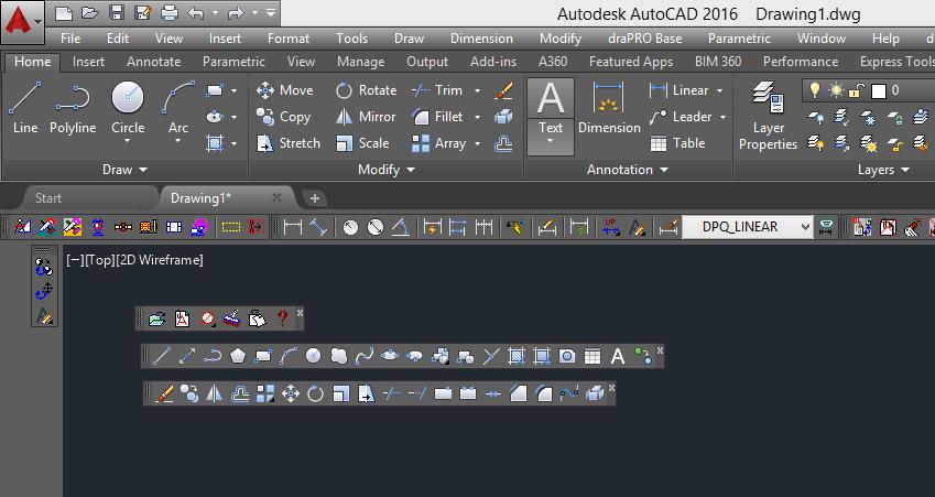 Chapter 2 2.1 Introduction. The end result of using the drapro interface is to increase the useability of AutoCAD for both new and experienced AutoCAD users, in a controlled environment.