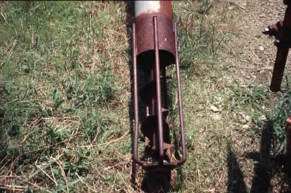 The augers pictured on the left are good examples of guards on the end of grain