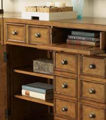 drawers. Both pieces demonstrate the elegance of symmetry.