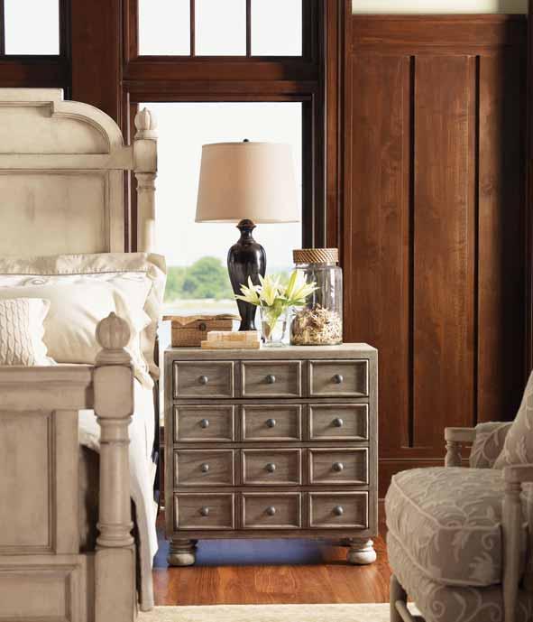 Twilight Bay offers four nightstand options each with a unique design.