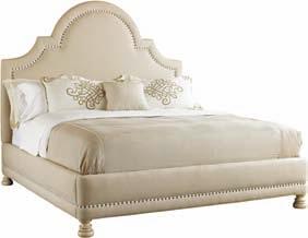 Shown on page 15 353-133HB Margaux Upholstered Headboard 5/0 Queen 5 8 in. nailhead trim Overall size 65 1 4W x 71 1 2H in.  353-134HB Margaux Upholstered Headboard 6/6 King 5 8 in.
