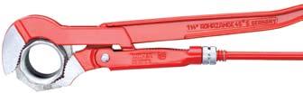. 35% lower weight than a 1 pipe wrench; reserve