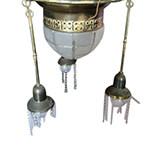old brass lamp with
