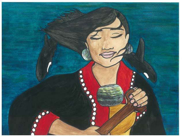 Sondra Simone People and Killer Whales As One 2007 9 x 12 Color copies