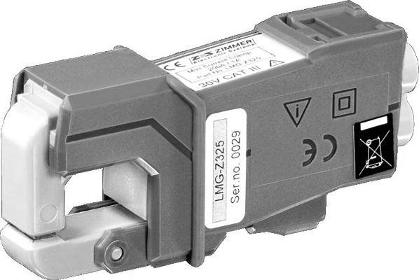 2.5 AC - current clamp 200A/1A (LMG-Z325) Figure 7: LMG-Z325 Figure 8: Dimensions of the LMG-Z325 2.5.1 Safety warning!
