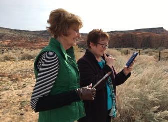 This month s Plein Air Paint Out was held Wednesday, December 14 th at Snow Canyon