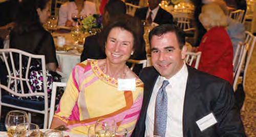 Anthony and Jean Whittingham at its annual Leadership Dinner held at Woodway Country Club in Darien on
