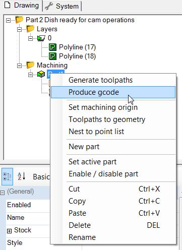 It s always safe to Generate toolpaths again in case you made a change and forgot to earlier. 46.