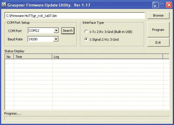 11. Firmware Update Electric AIR-MODULE Firmware updates for the Electric Air-Module are transferred conjunction with a PC running Windows XP, Vista or 7.