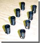Twist-torque design won t pull out. Hardened alloy steel. ABT-2100 Set of 8 tap bushings $150.00 ER Collet Sets 16 jaws provide parallel clamping & powerful gripping.