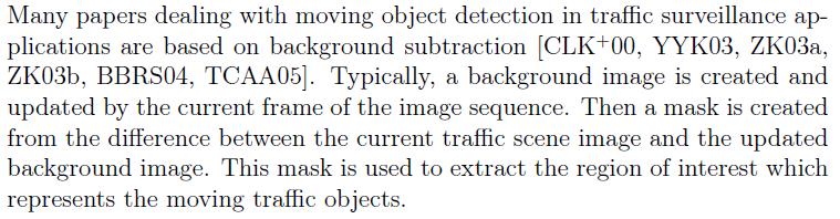 Image Arithmetic Moving Object Detection Salem, Image
